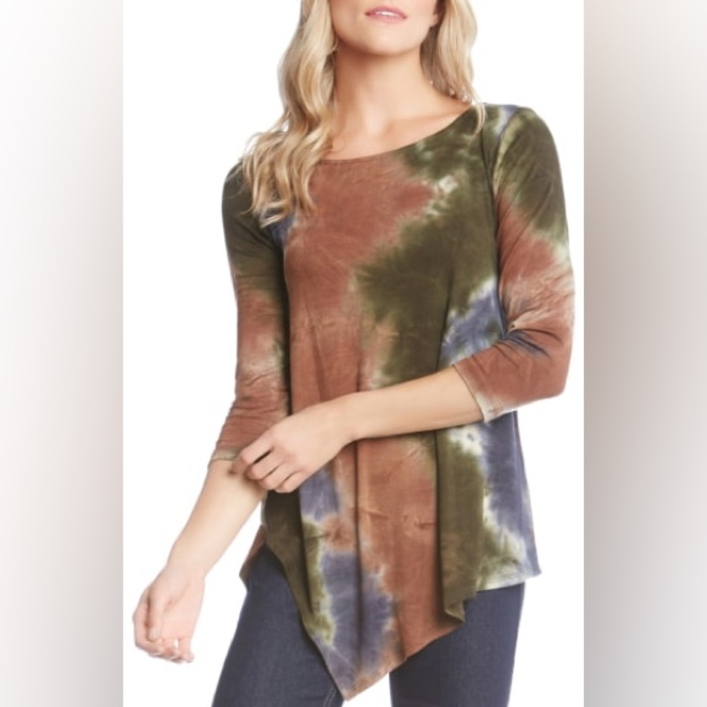 Karen Kane Drape Crisscross Back Top size Small NWT